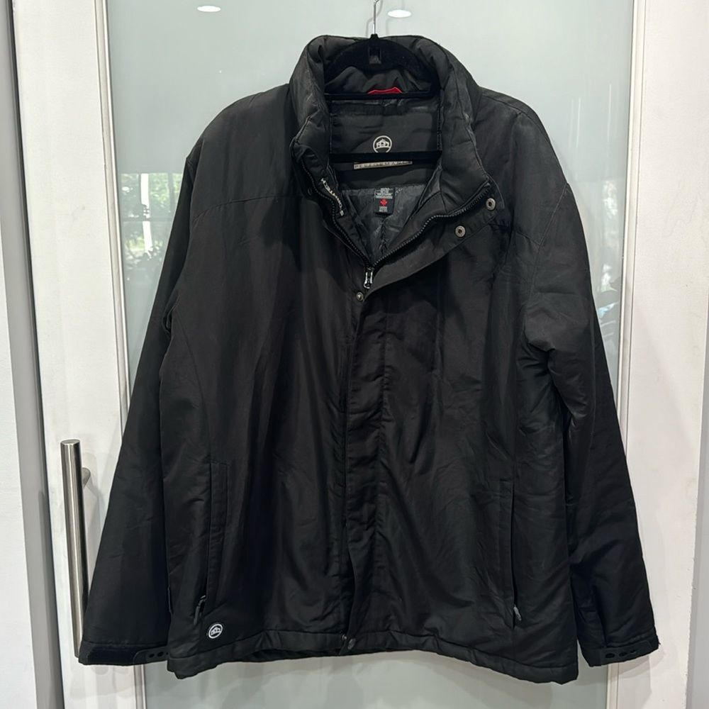 Stormtech US Performance Men’s Black Windbreaker Winter Coat Zip Up Jacket Sz XL